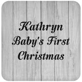 Kathryn Baby's First Christmas - Drink Coaster F