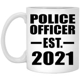 Police Officer Established EST. 2021 - 11oz Coffee Mug