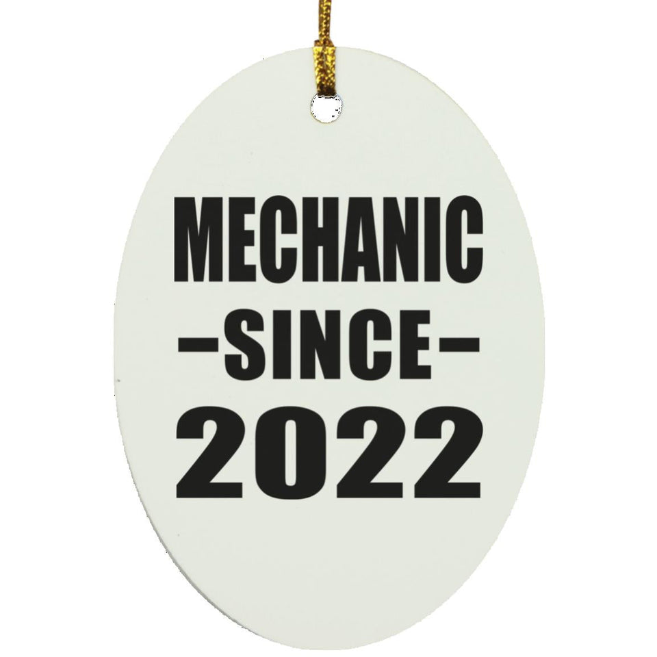 Mechanic Since 2022 - Oval Ornament