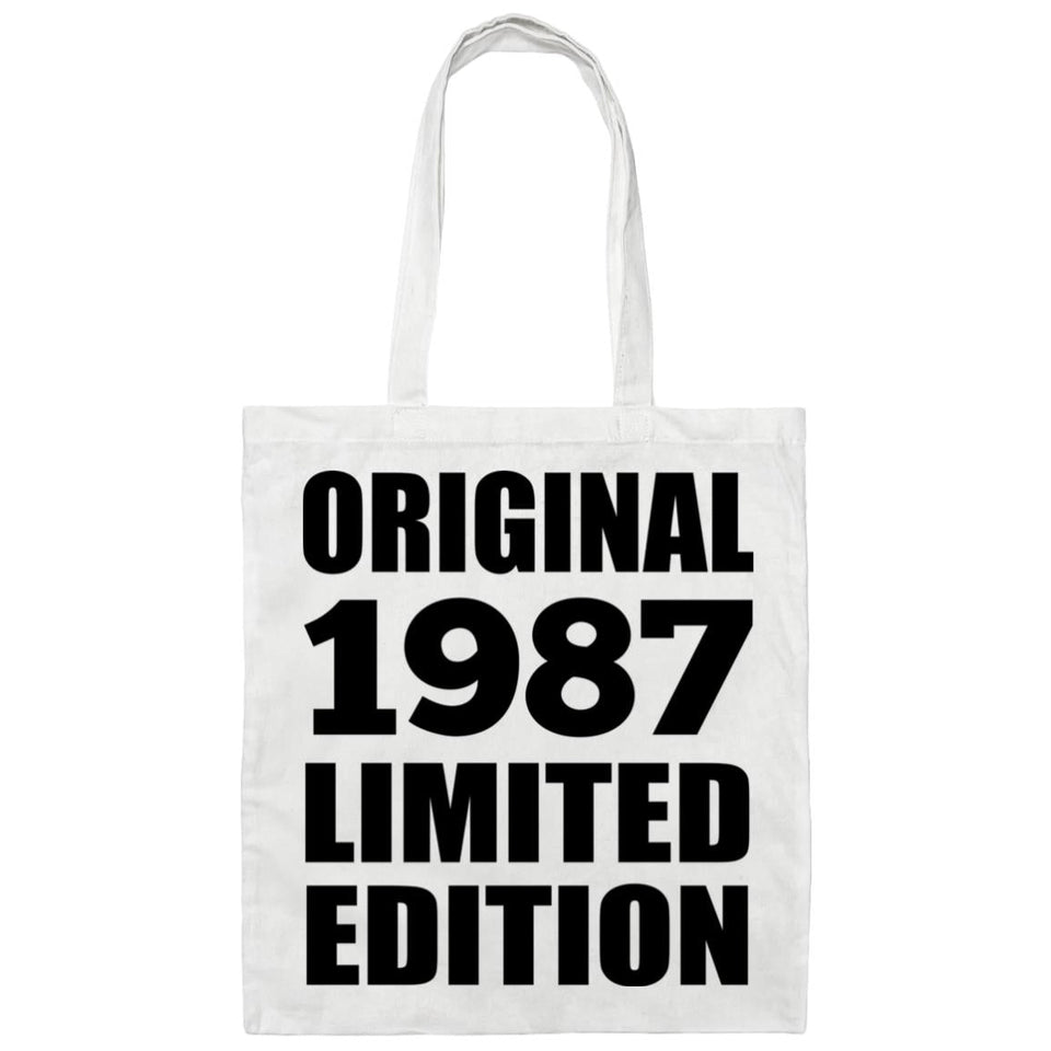 37th Birthday Original 1987 Limited Edition - Tote Bag White