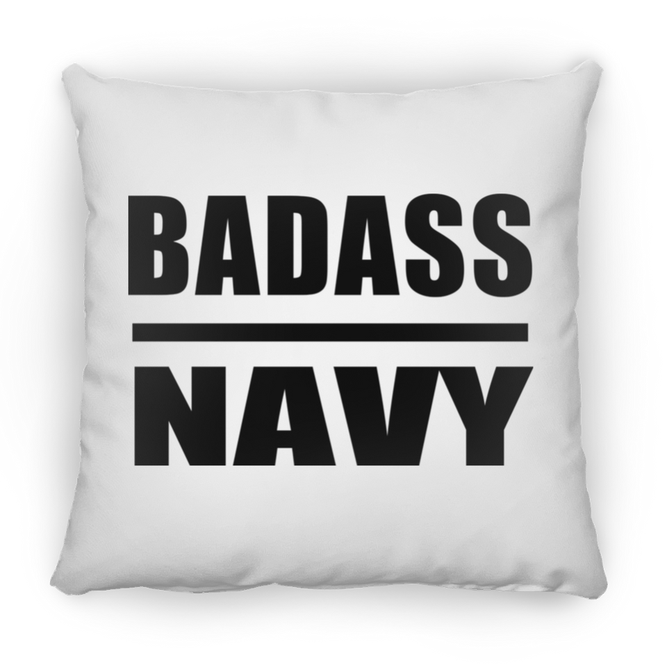 Badass Navy - Throw Pillow