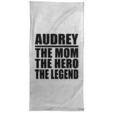 Audrey The Mom The Hero The Legend - Hand Towel