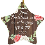 First Christmas As an Amazing GF & BF 2020 - Star Ornament A