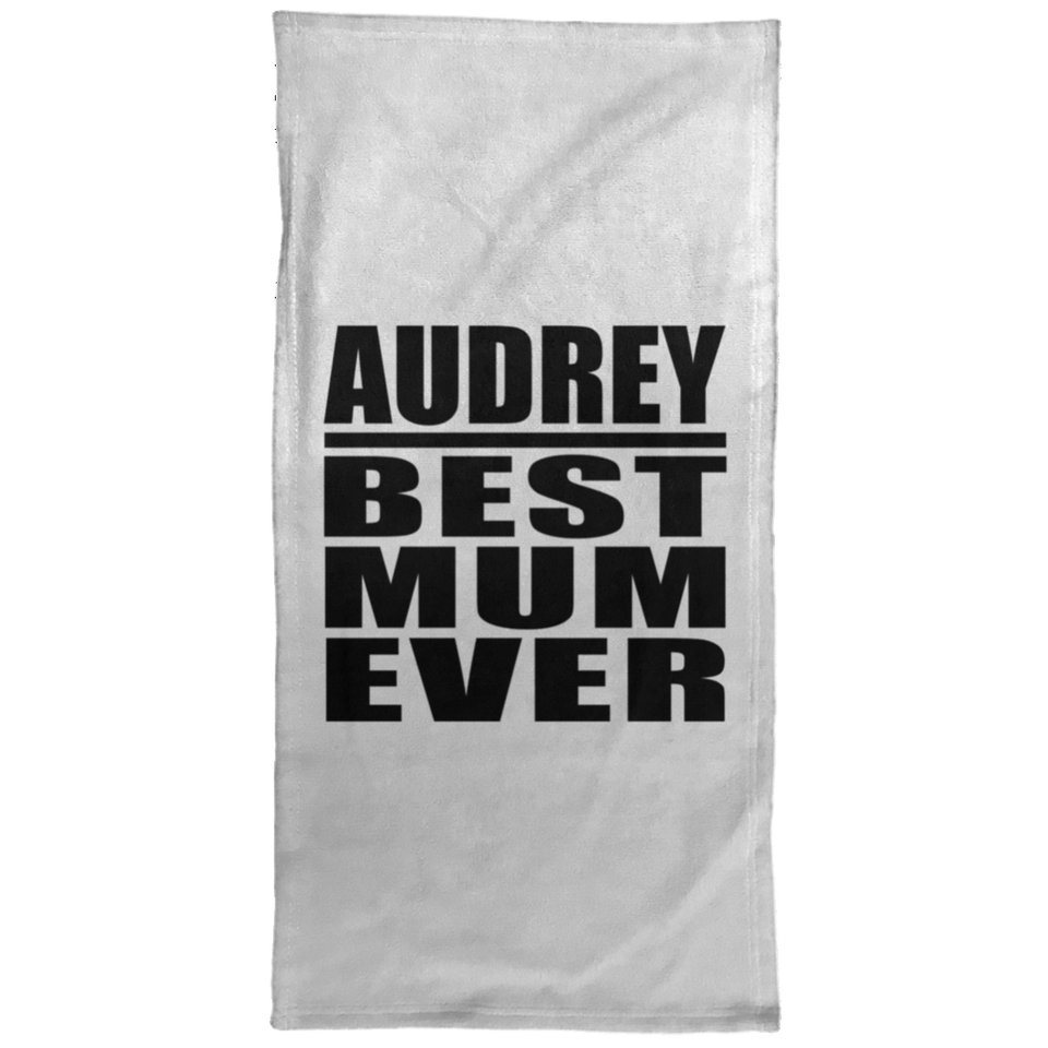Audrey Best Mum Ever - Hand Towel