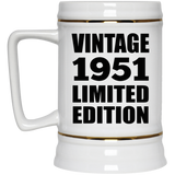 73rd Birthday Vintage 1951 Limited Edition - Beer Stein