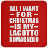 All I Want For Christmas Is My Lagotto Romagnolo - Coaster