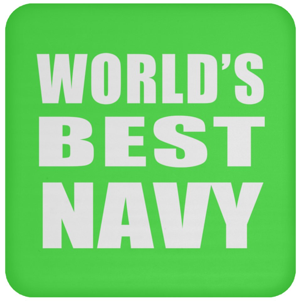 World's Best Navy - Drink Coaster