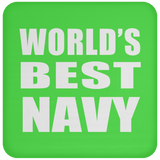 World's Best Navy - Drink Coaster