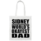 Sidney World's Okayest Dad - Tote Bag White