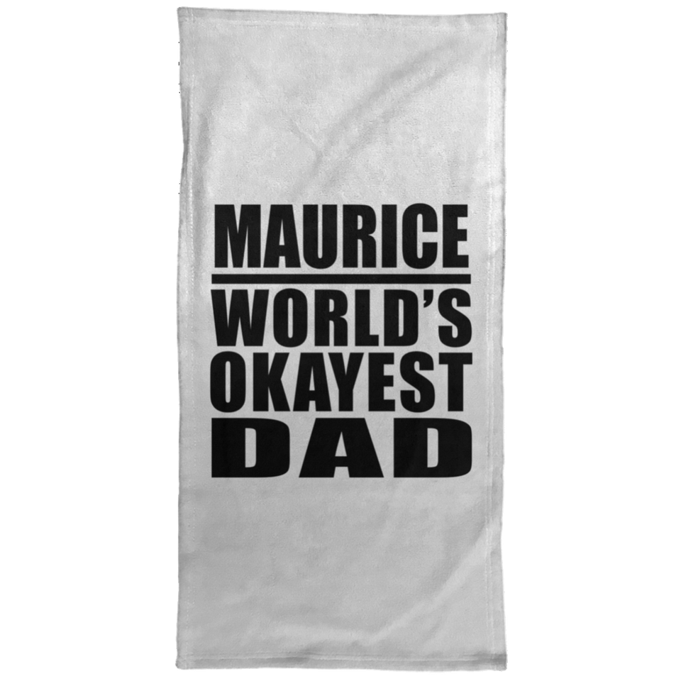 Maurice World's Okayest Dad - Hand Towel