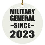 Military General Since 2023 - Circle Ornament