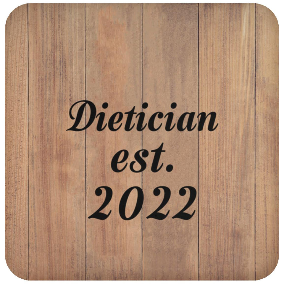 Dietician Established Est. 2022 - Drink Coaster C