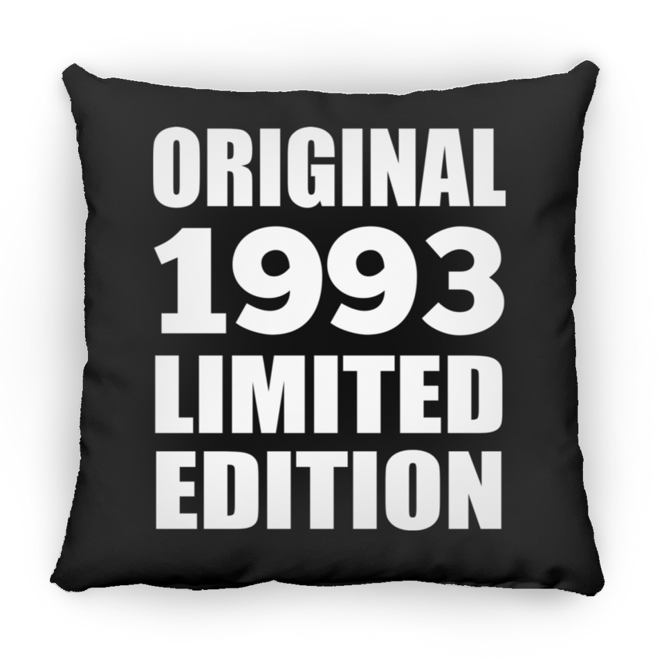 31st Birthday Original 1993 Limited Edition - Throw Pillow Black