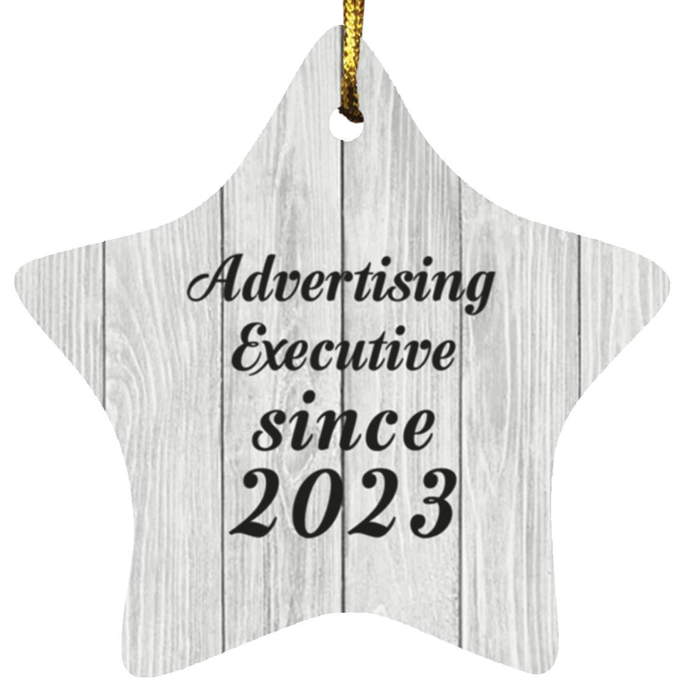 Advertising Executive Since 2023 - Star Ornament F