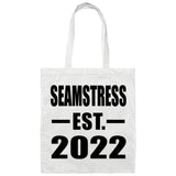 Seamstress Established EST. 2022 - Tote Bag White