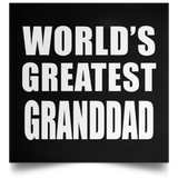 World's Greatest Granddad - Poster Square