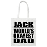 Jack World's Okayest Dad - Tote Bag White