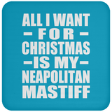 All I Want For Christmas Is My Neapolitan Mastiff - Coaster