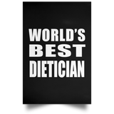 World's Best Dietician - Poster Portrait
