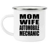 Mom Wife Automobile Mechanic - 12oz Camping Mug