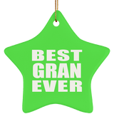 Best Gran Ever - Star Ornament