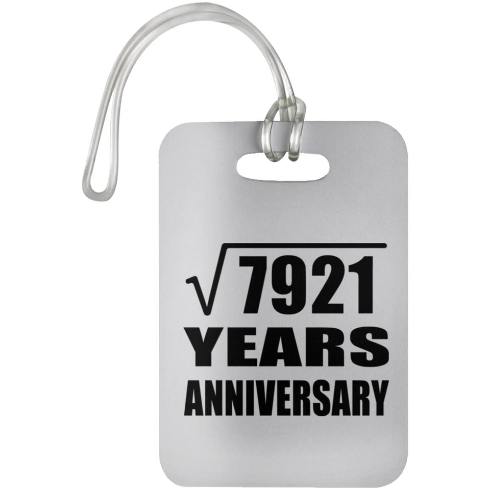 89th Anniversary Square Root of 7921 Years Anniversary - Luggage Bag Tag