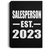 Salesperson Established EST. 2023 - Canvas Portrait