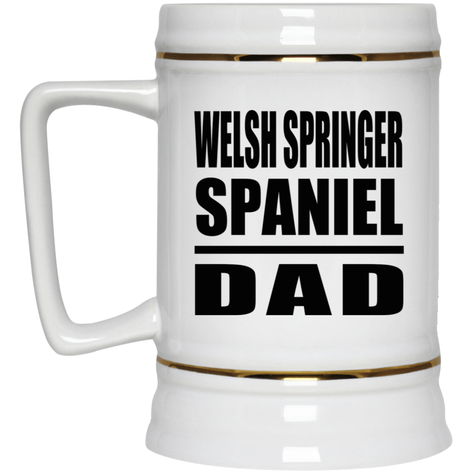Welsh Springer Spaniel Dad - Beer Stein