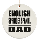 English Springer Spaniel Dad - Circle Ornament