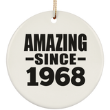 56th Birthday Amazing Since 1968 - Circle Ornament
