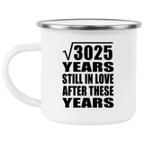 55th Anniversary Square Root of 3025 Years Still In Love - 12oz Camping Mug