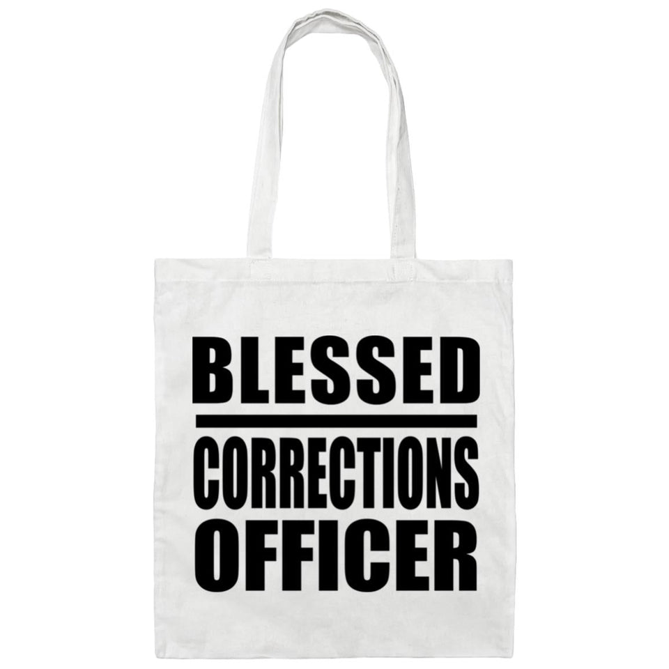 Blessed Corrections Officer - Tote Bag White