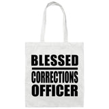 Blessed Corrections Officer - Tote Bag White