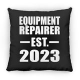 Equipment Repairer Established EST. 2023 - Throw Pillow Black