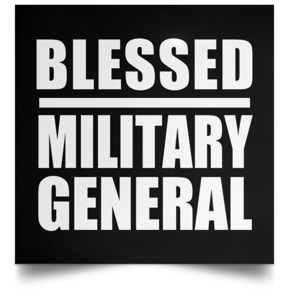 Blessed Military General - Poster Square