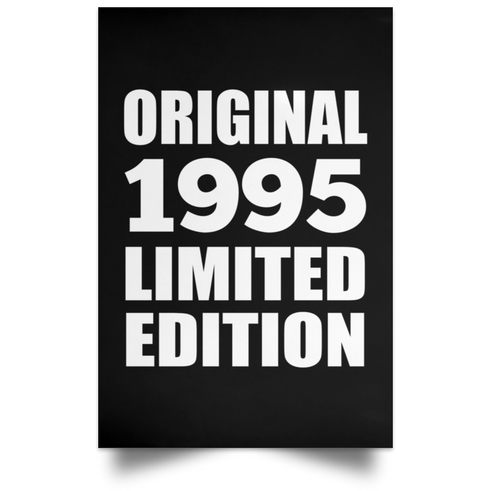 29th Birthday Original 1995 Limited Edition - Poster Portrait