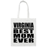 Virginia Best Mom Ever - Tote Bag White