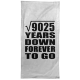 95th Anniversary Square Root of 9025 Years Down Forever To Go - Hand Towel
