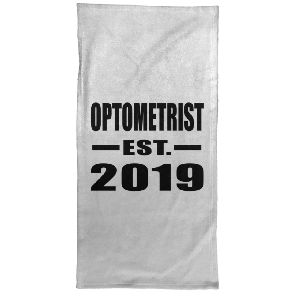 Optometrist Established EST. 2019 - Hand Towel
