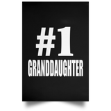 Number One #1 Granddaughter - Poster Portrait