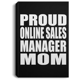 Proud Online Sales Manager Mom - Canvas Portrait