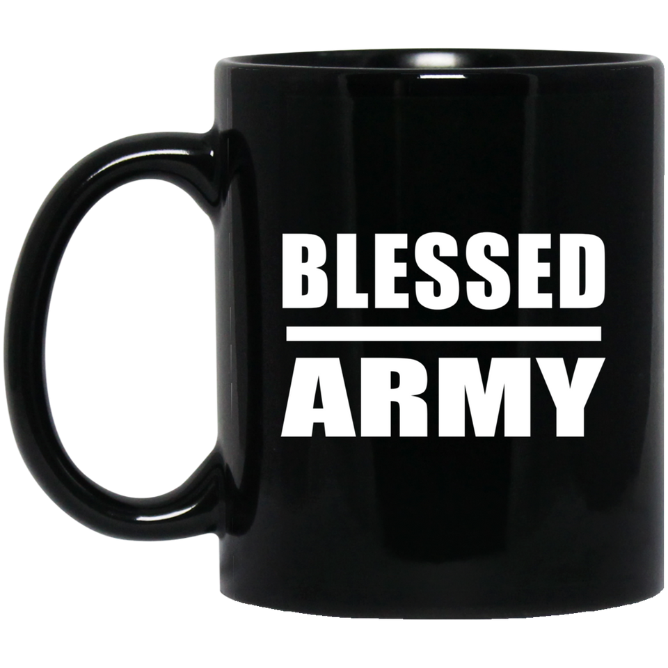 Blessed Army - 11oz Coffee Mug Black