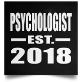 Psychologist Established EST. 2018 - Poster Square
