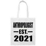 Anthropologist Established EST. 2021 - Tote Bag White