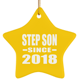 Step Son Since 2018 - Star Ornament