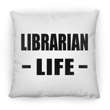 Librarian Life - Throw Pillow
