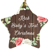 Rick Baby's First Christmas - Star Ornament A