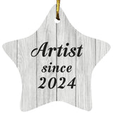 Artist Since 2024 - Star Ornament F