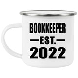 Bookkeeper Established EST. 2022 - 12oz Camping Mug