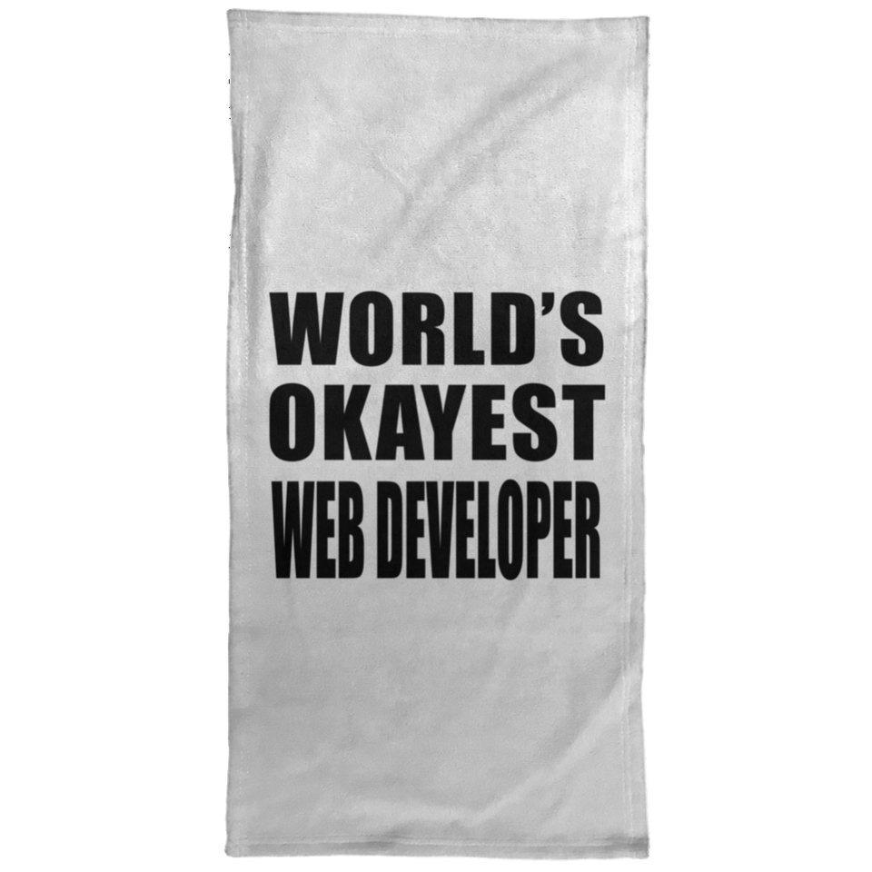 World's Okayest Web Developer - Hand Towel